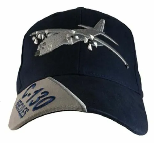 AIR FORCE C-130 HERCULES HAT EMBROIDERED U.S MILITARY BALL CAP
