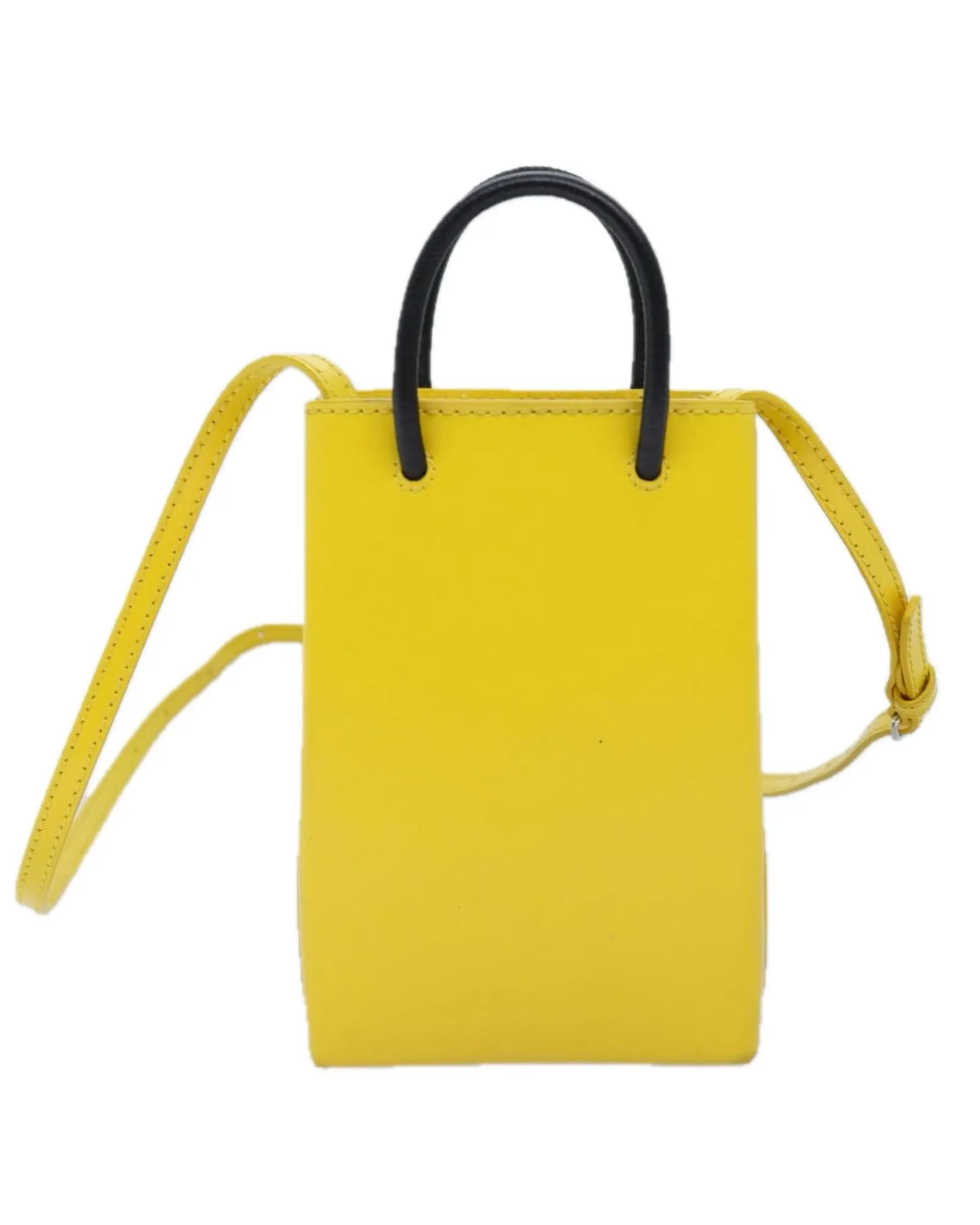 BALENCIAGA Hourglass Mini The Simpsons Yellow Handbag