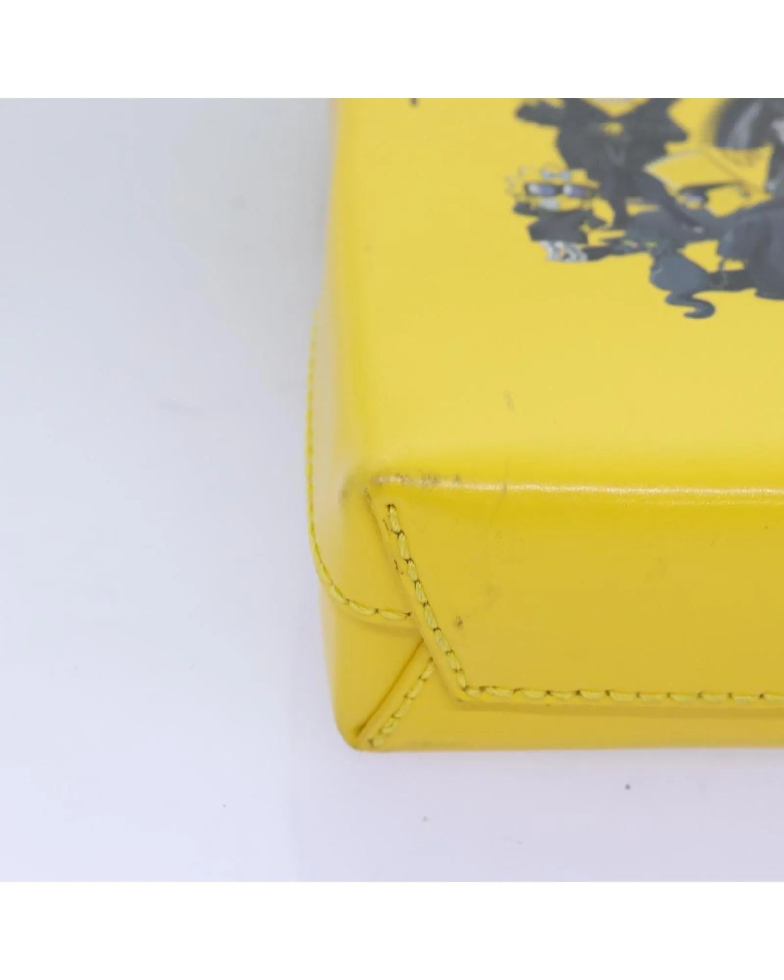 BALENCIAGA Hourglass Mini The Simpsons Yellow Handbag