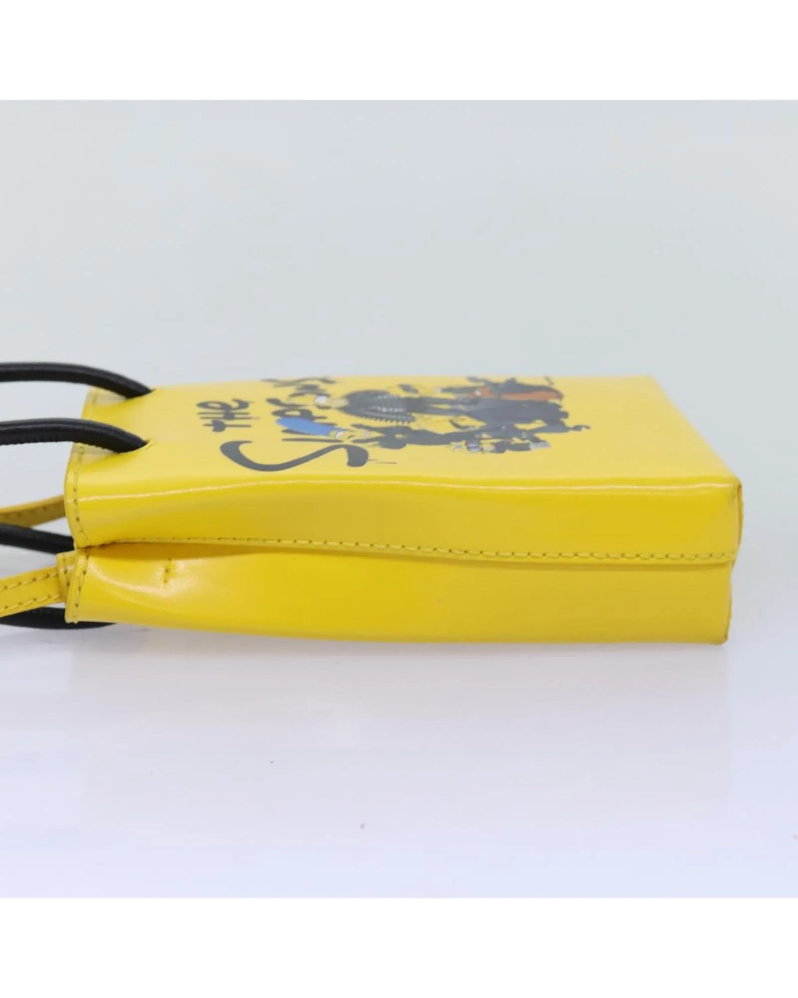 BALENCIAGA Hourglass Mini The Simpsons Yellow Handbag