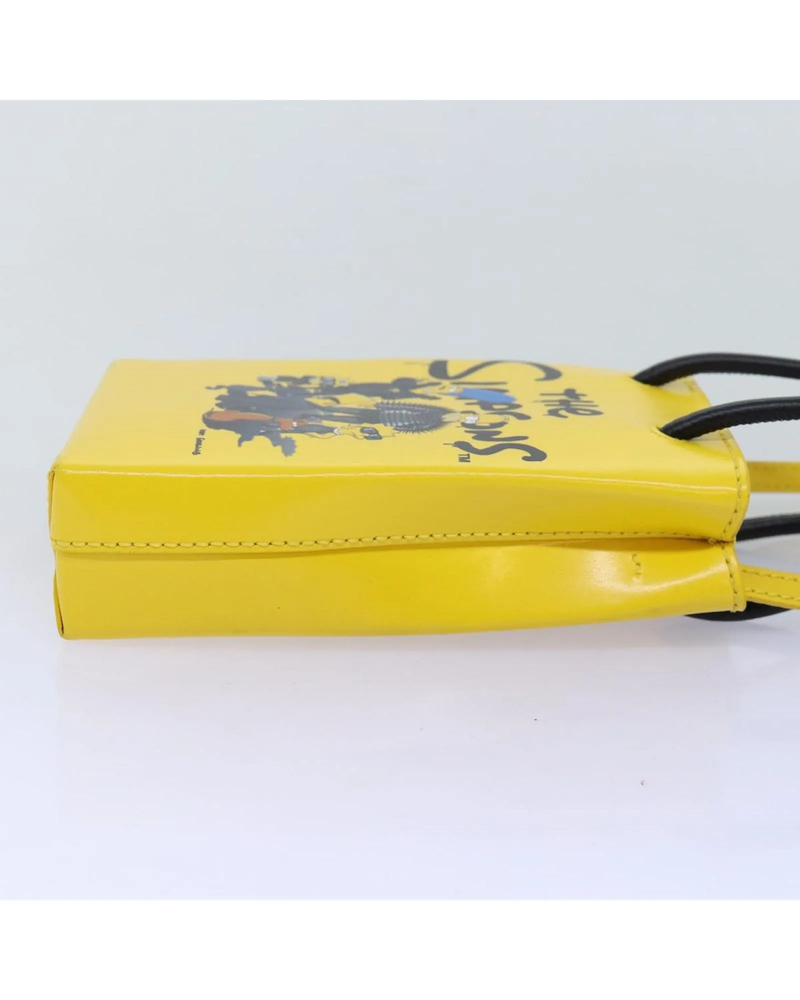 BALENCIAGA Hourglass Mini The Simpsons Yellow Handbag
