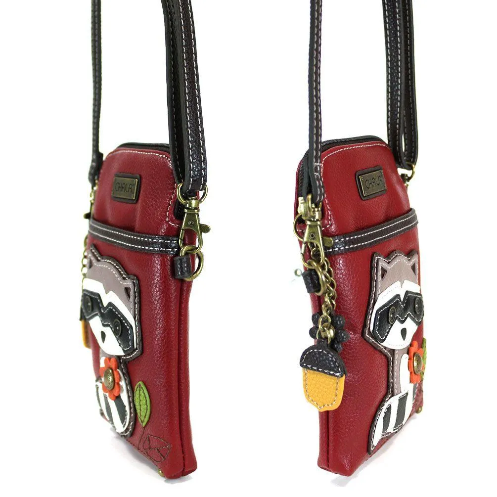 Chala Cellphone Crossbody Handbag RACCOON