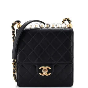 Chanel Chic Pearls Flap Bag Quilted