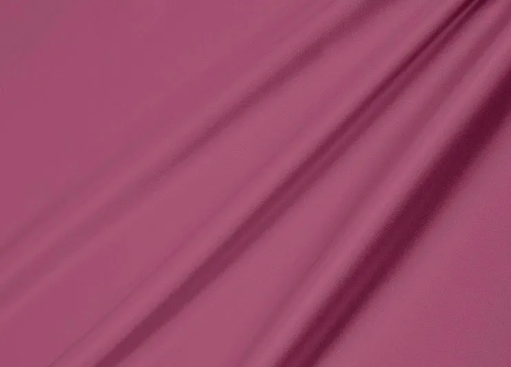 Charmeuse satin fabric by the yard -  Berry  solid