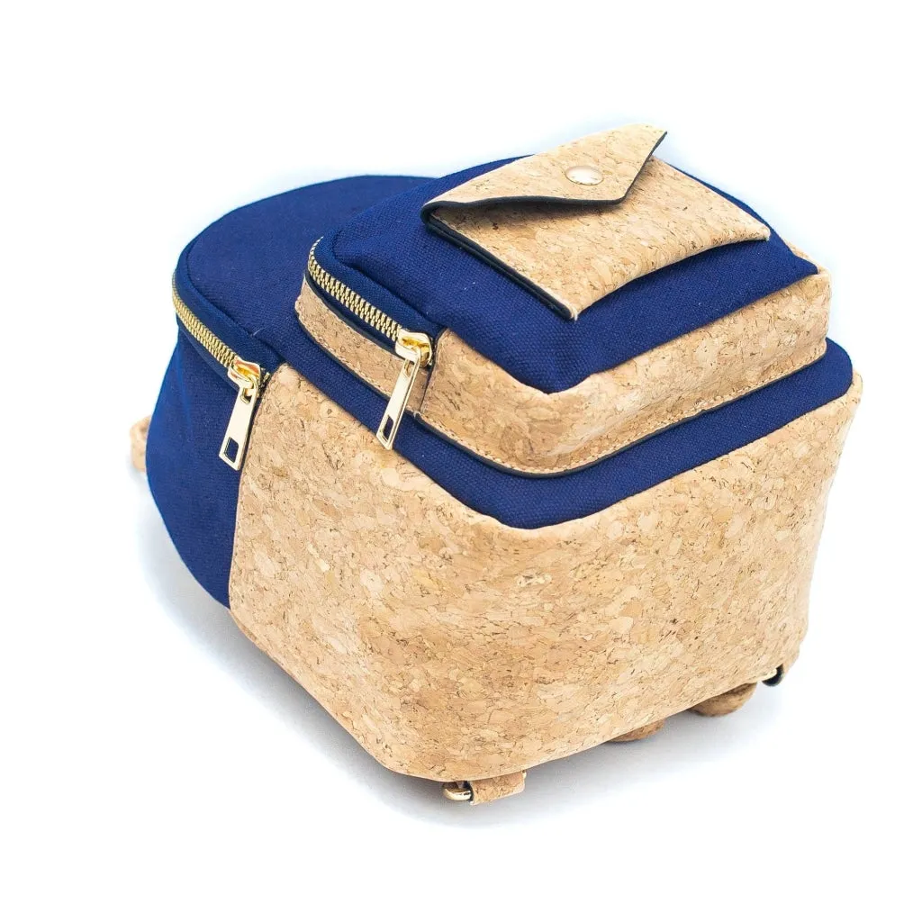 Cork and Cotton Messenger Backpack- BAG-2079