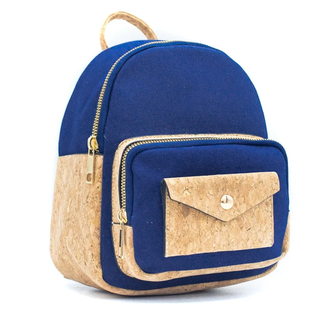 Cork and Cotton Messenger Backpack- BAG-2079