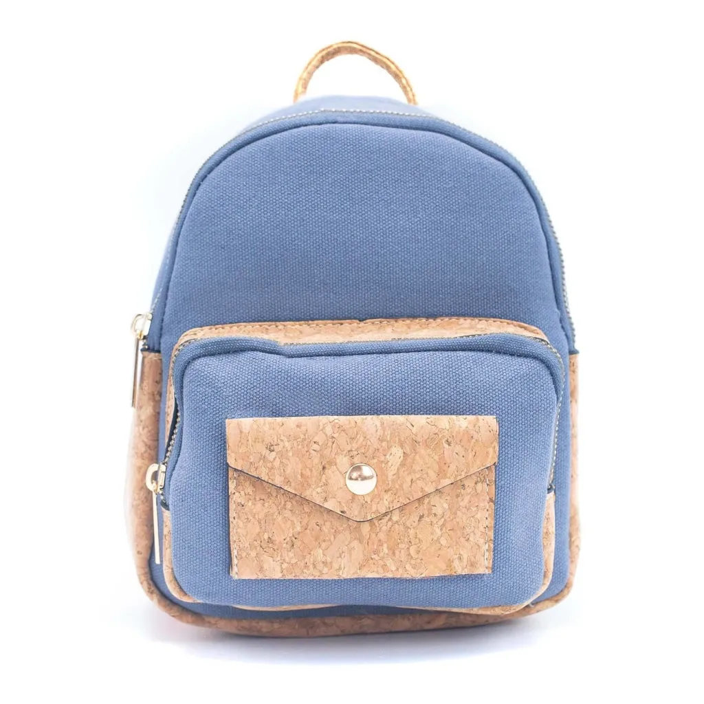 Cork and Cotton Messenger Backpack- BAG-2079