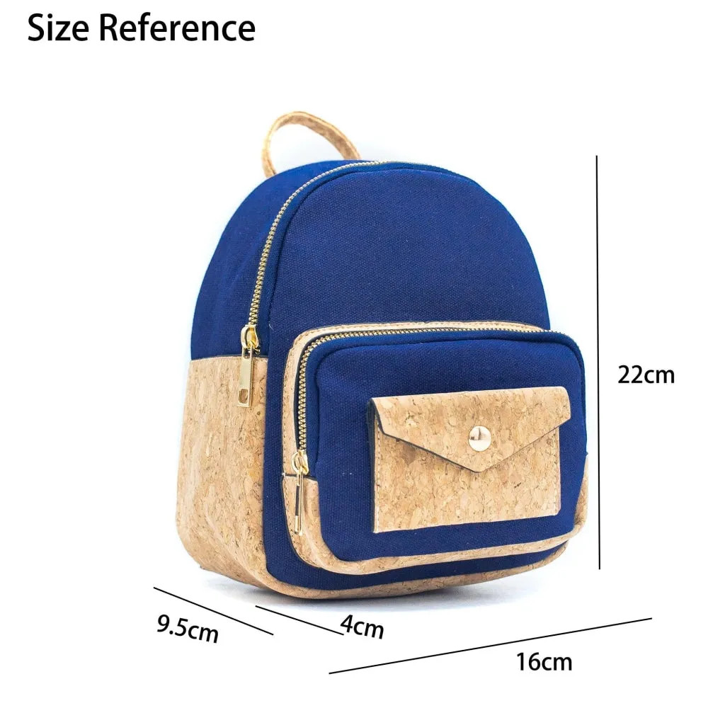 Cork and Cotton Messenger Backpack- BAG-2079