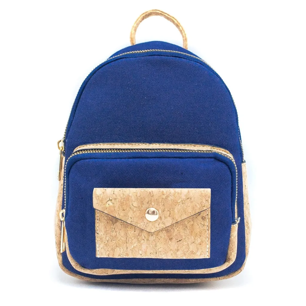 Cork and Cotton Messenger Backpack- BAG-2079