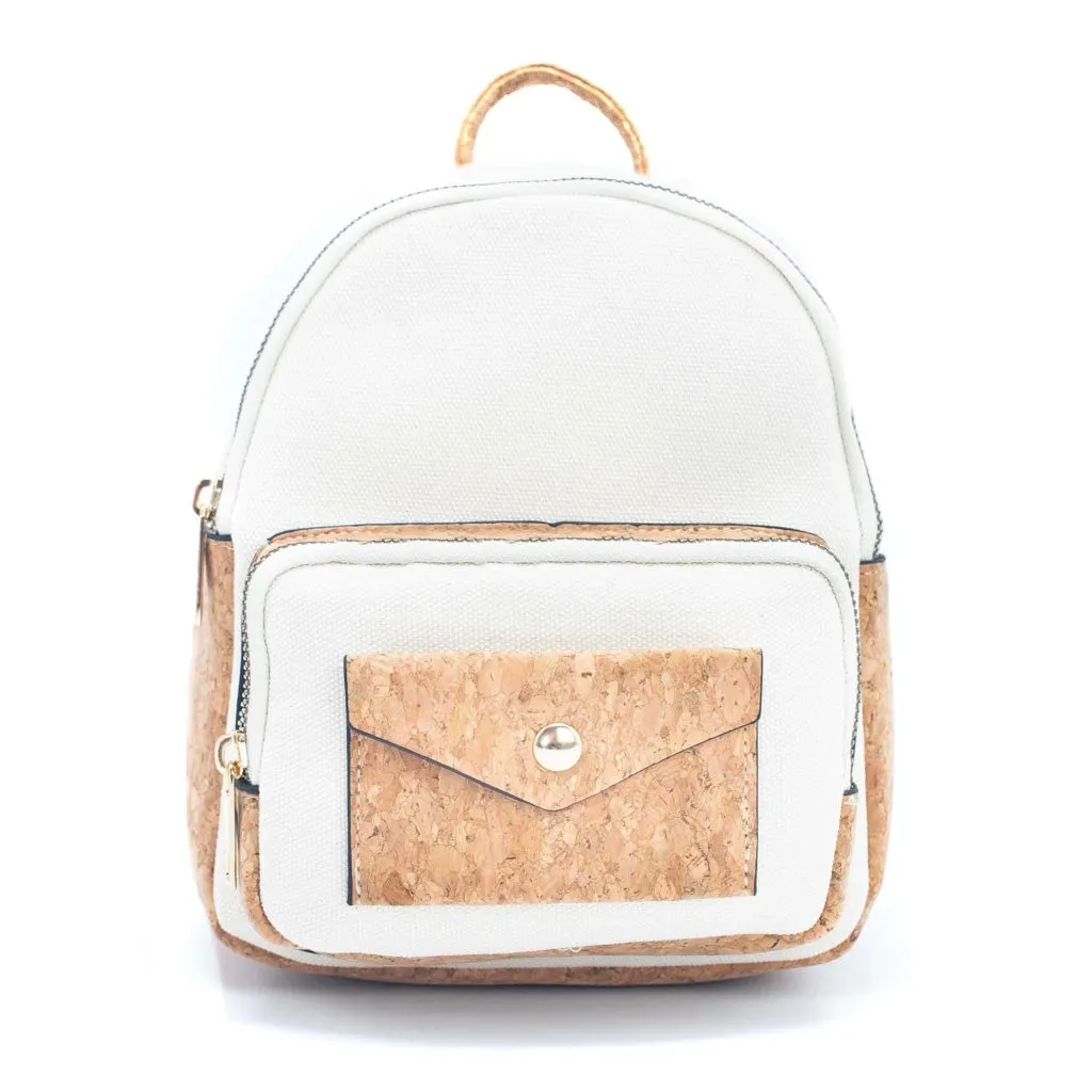 Cork and Cotton Messenger Backpack- BAG-2079