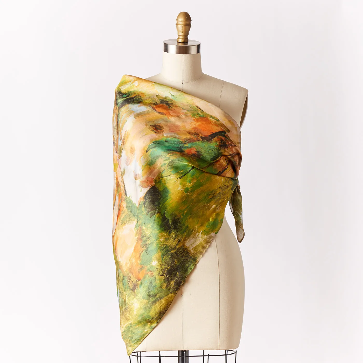 Cézanne "Bibemus Quarry" silk scarf