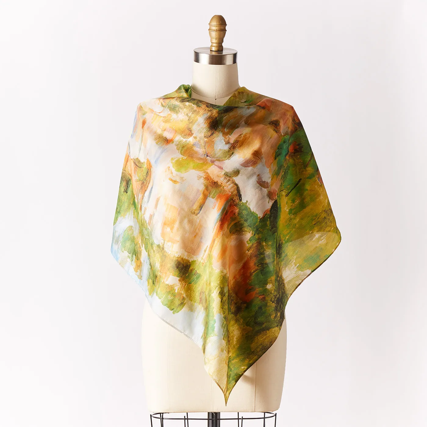 Cézanne "Bibemus Quarry" silk scarf