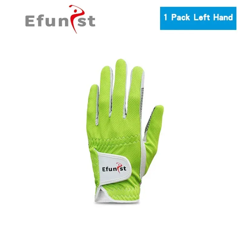 Efunist Men's Golf Glove – Breathable, Non-Slip, 3D Mesh, Left Hand