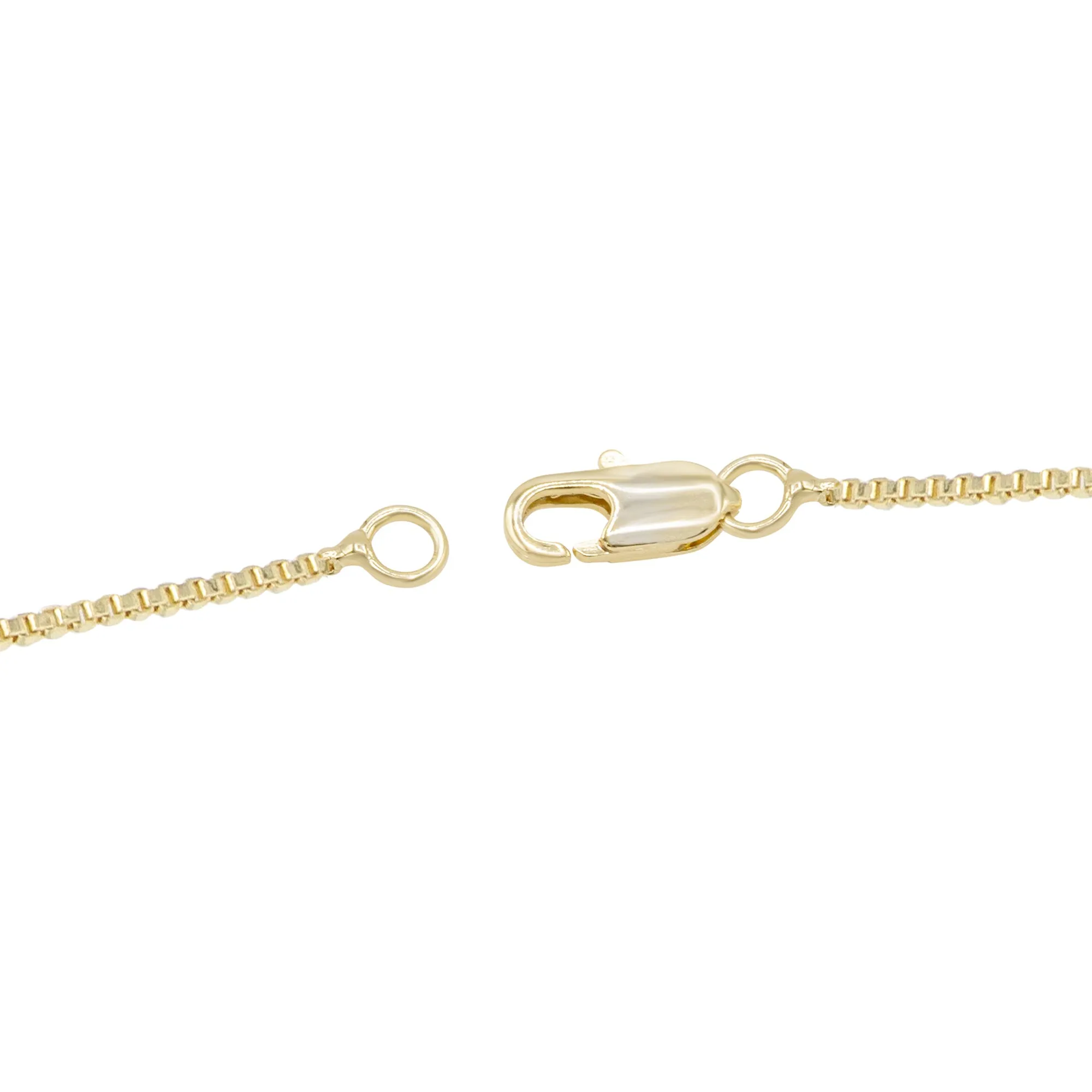 Elephant Cubic Zirconia Pendant With 14K Gold Filled Necklace Set