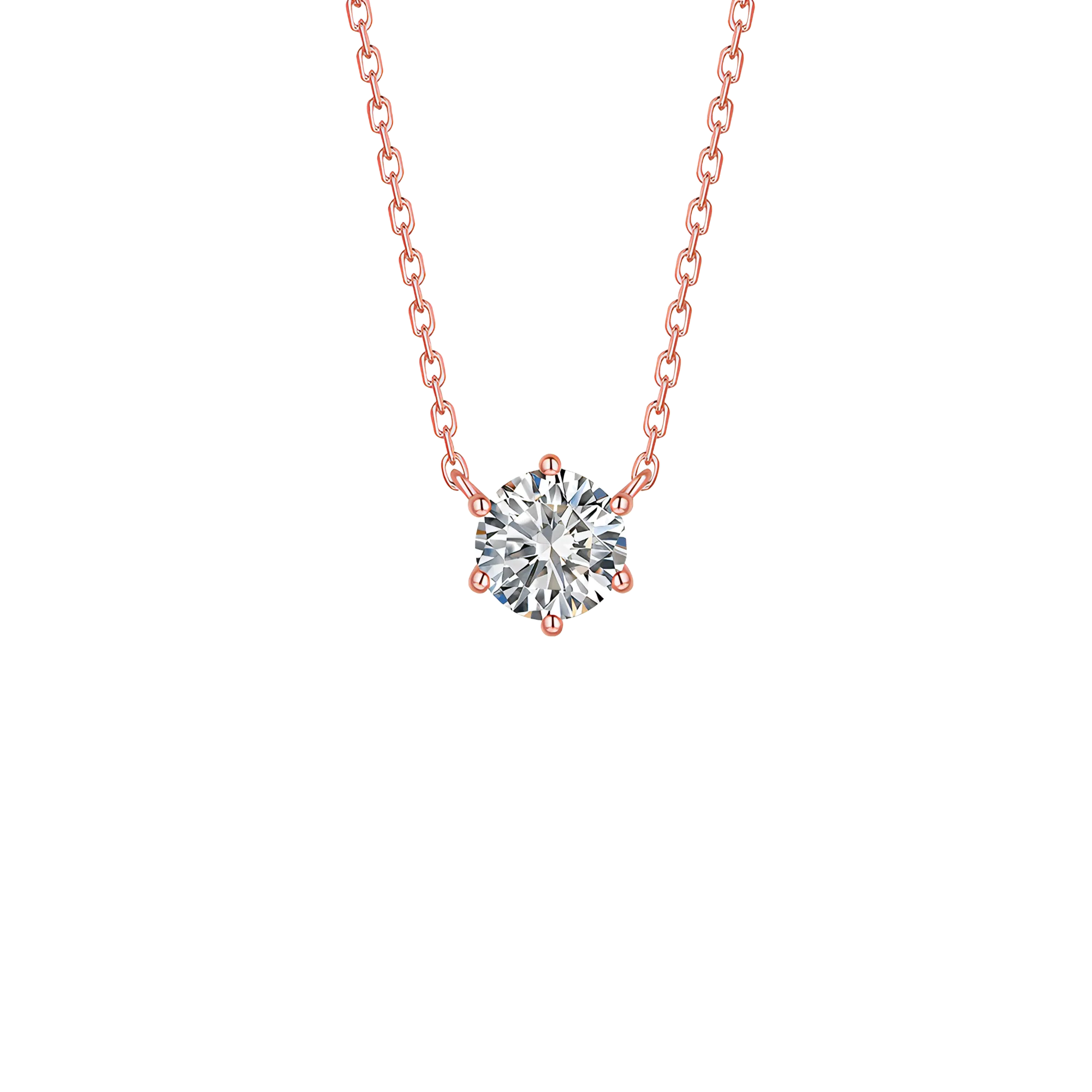Essentials solitaire necklace