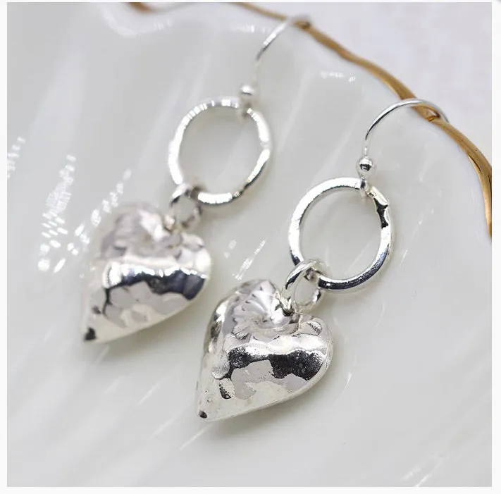 Heart Drop earrings