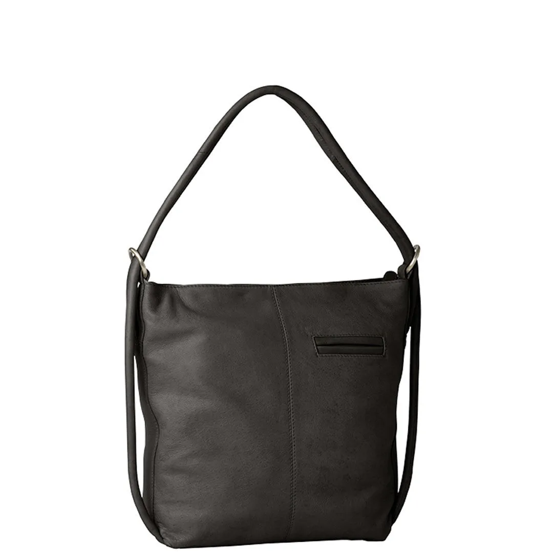 INDIANA LEATHER CONVERTIBLE HANDBAG BACKPACK