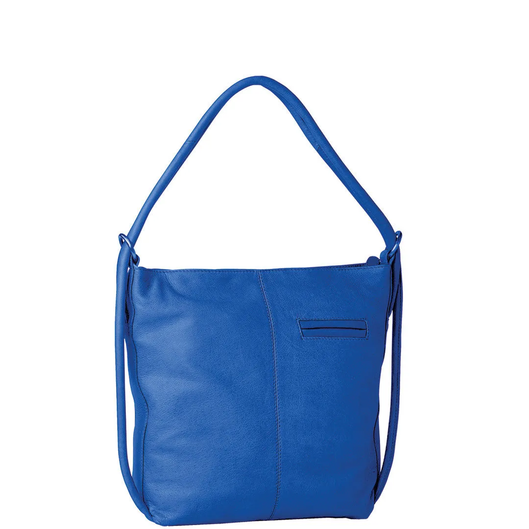 INDIANA LEATHER CONVERTIBLE HANDBAG BACKPACK