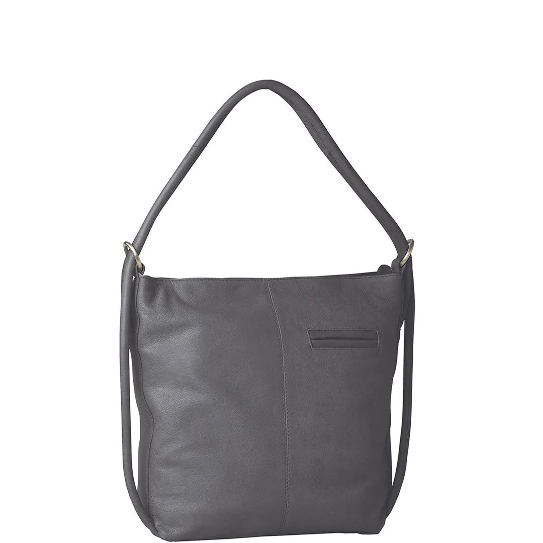 INDIANA LEATHER CONVERTIBLE HANDBAG BACKPACK