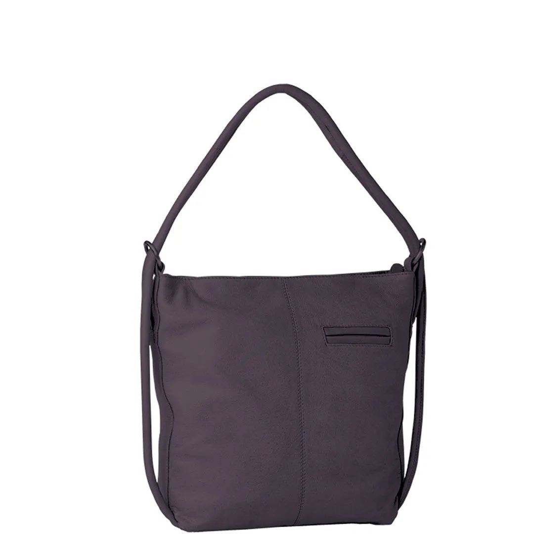 INDIANA LEATHER CONVERTIBLE HANDBAG BACKPACK
