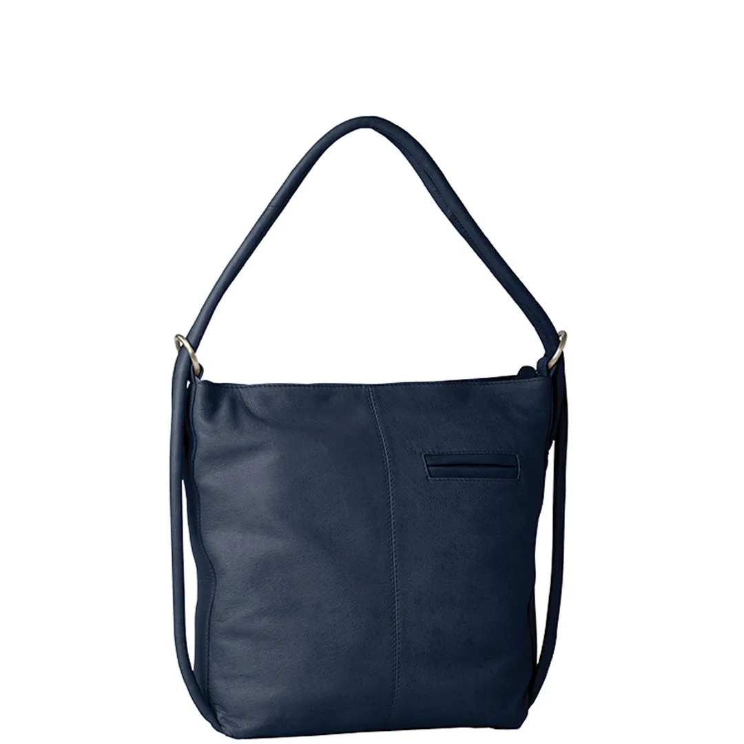 INDIANA LEATHER CONVERTIBLE HANDBAG BACKPACK