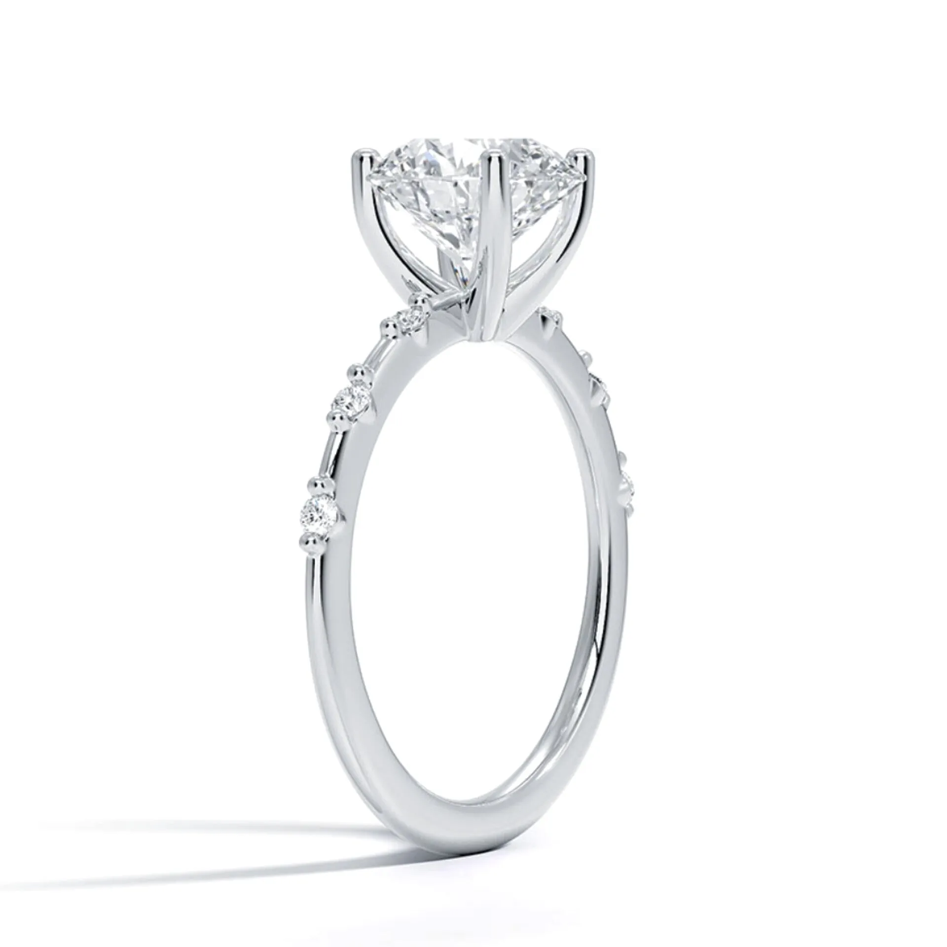 Ixigo 2 carat Solitaire Silver Ring
