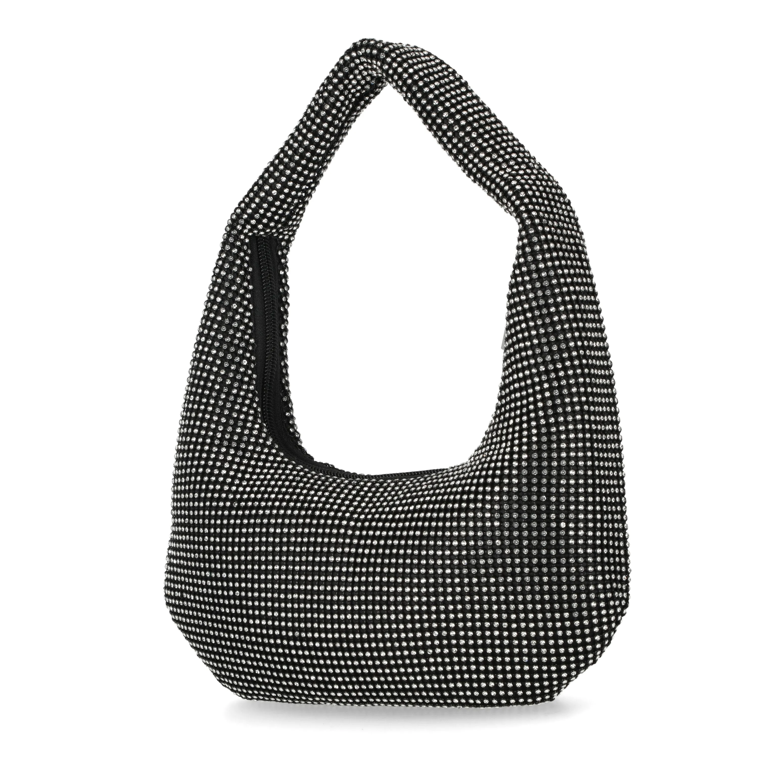 Jessica McClintock Ada Crystal Shoulder Hobo Handbag