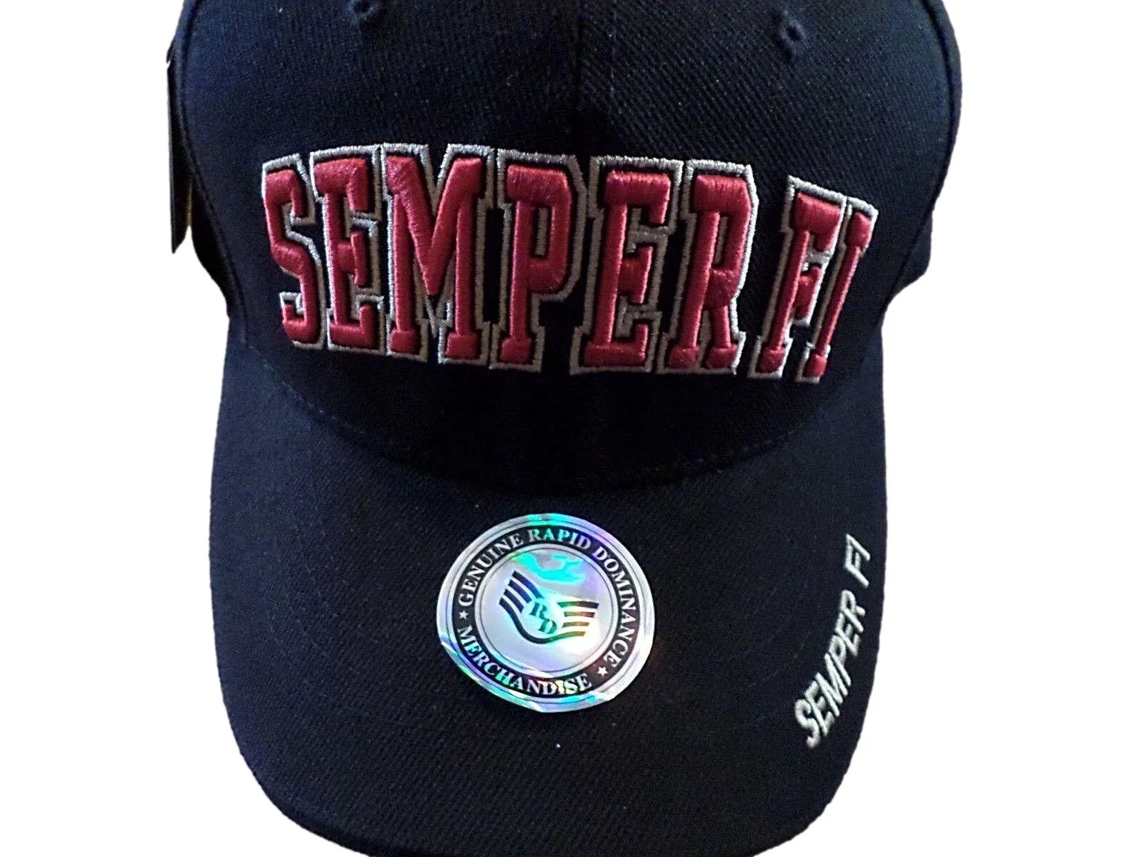 New U.S Military Marine Corps Semper Fi Hat 3-D Embroidered Legend Baseball Cap