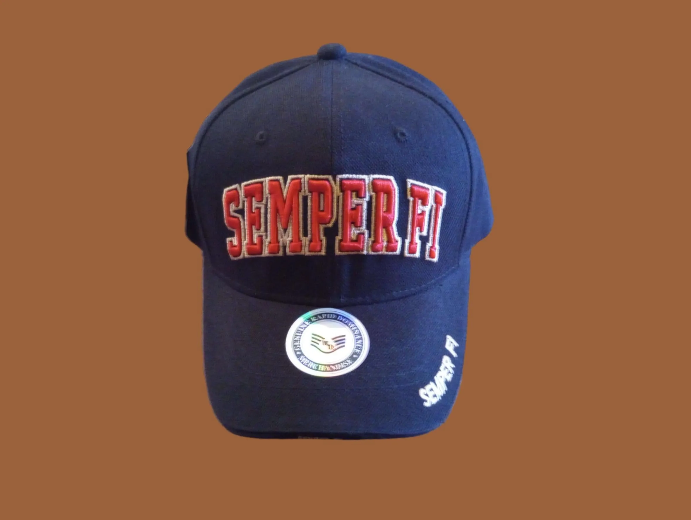 New U.S Military Marine Corps Semper Fi Hat 3-D Embroidered Legend Baseball Cap