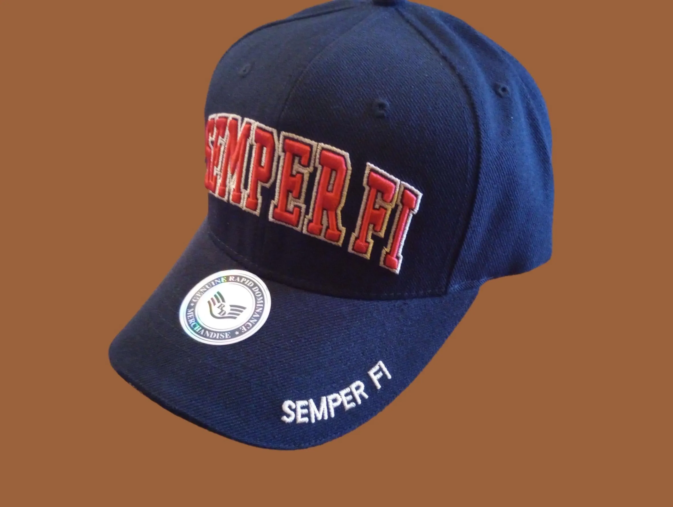 New U.S Military Marine Corps Semper Fi Hat 3-D Embroidered Legend Baseball Cap