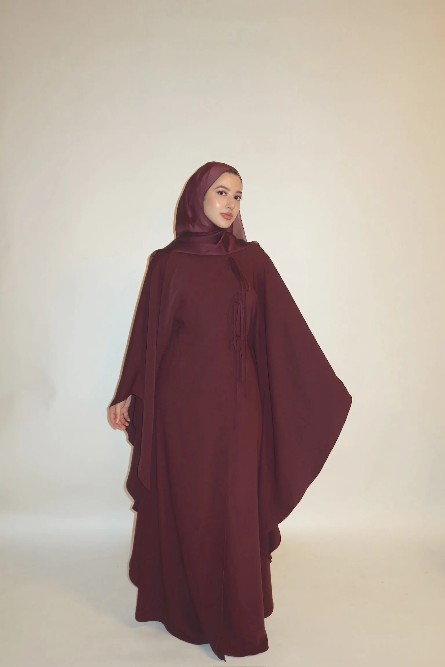 Plum Shimmering Scarf
