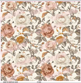 PV168 vintage floral sheet