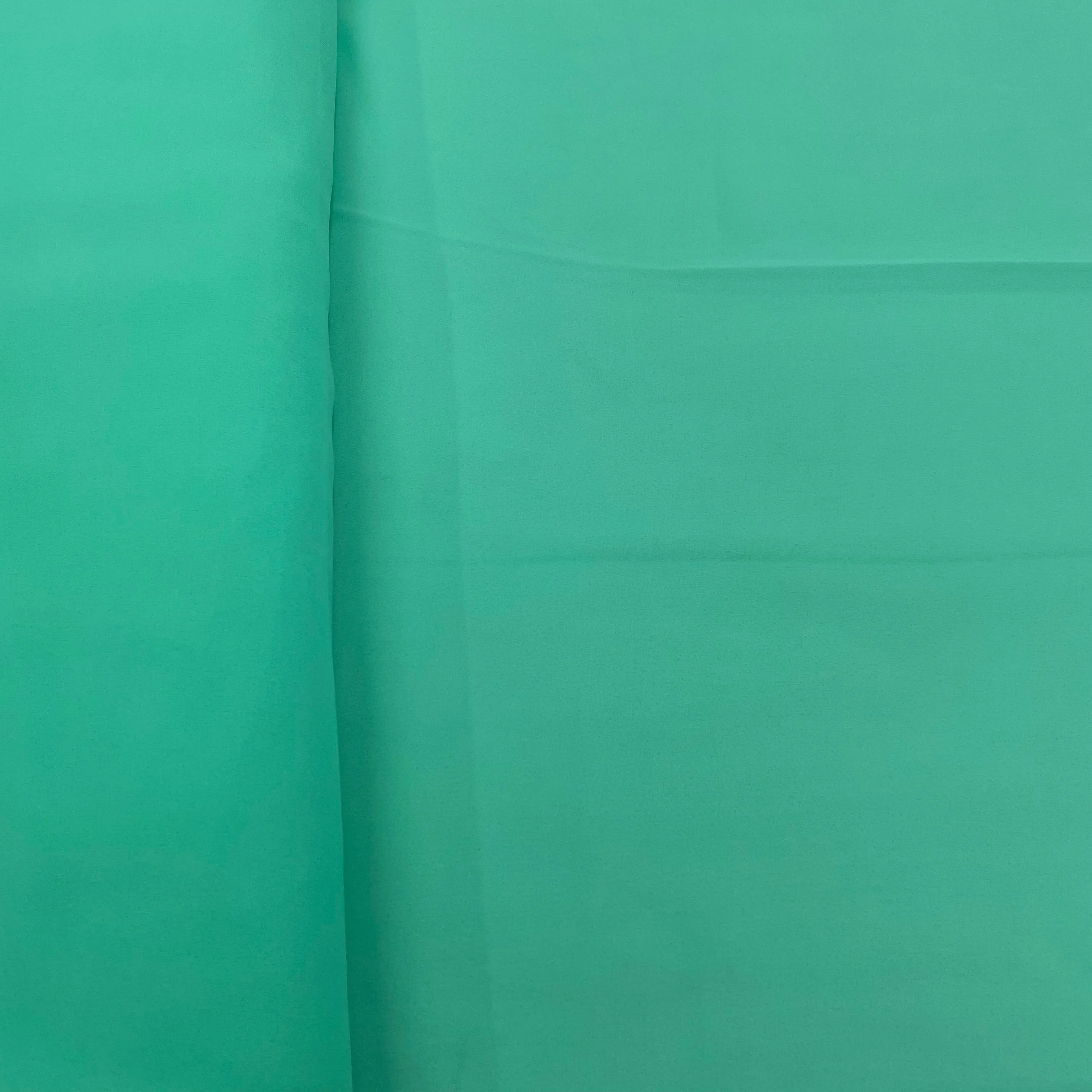 Sea Green Solid Georgette Fabric