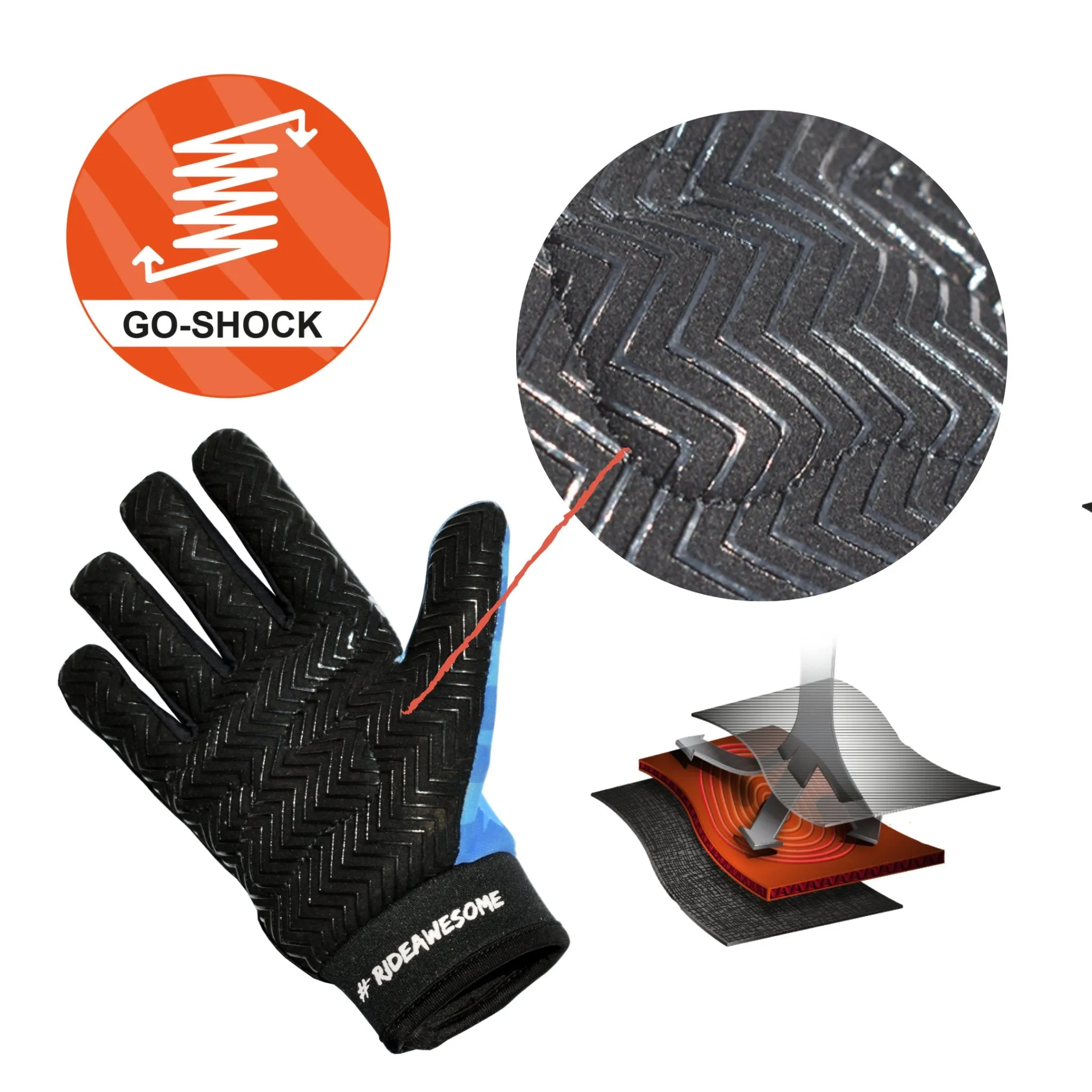 Ti-GO Tech Kids Bike Gloves