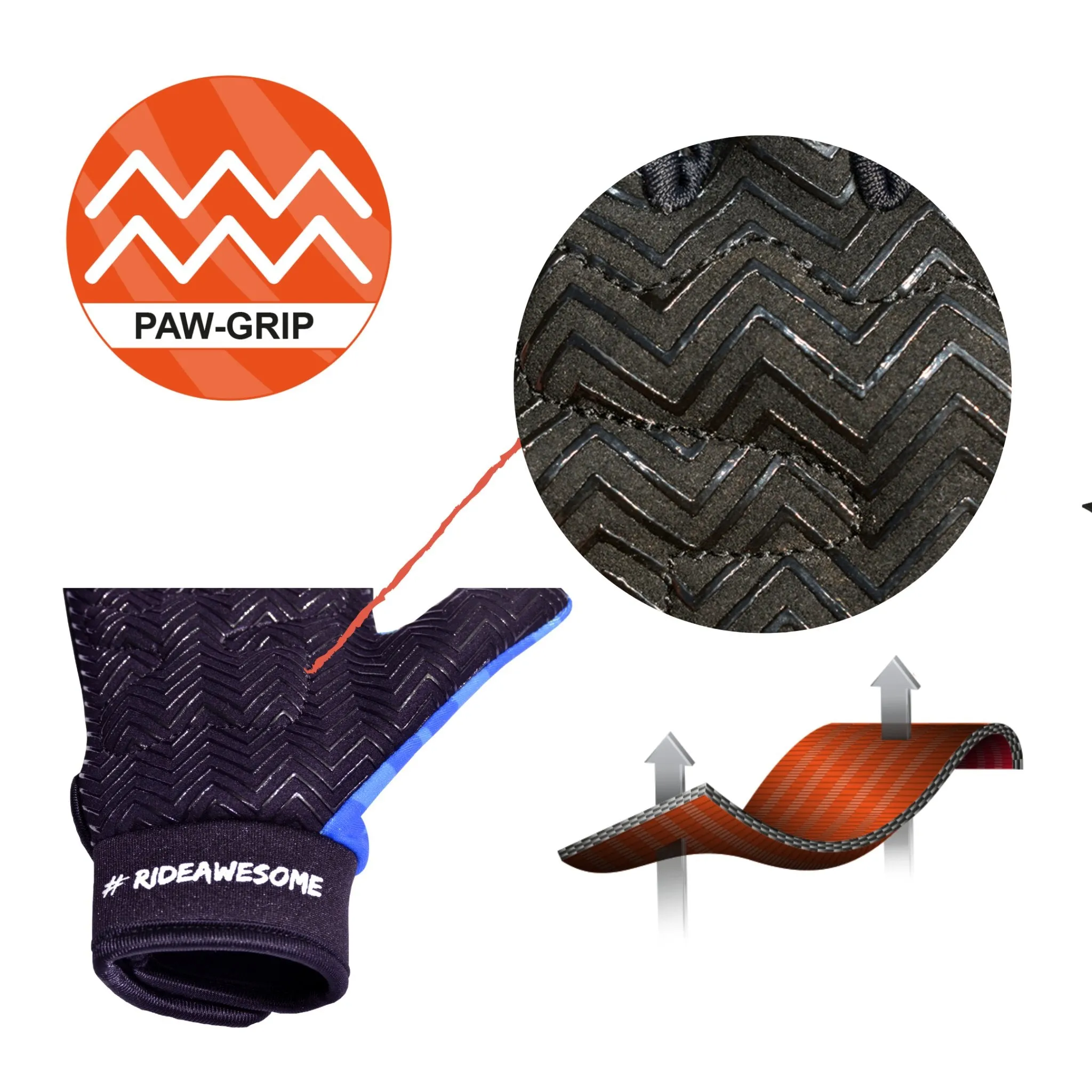 Ti-GO Tech Kids Bike Gloves