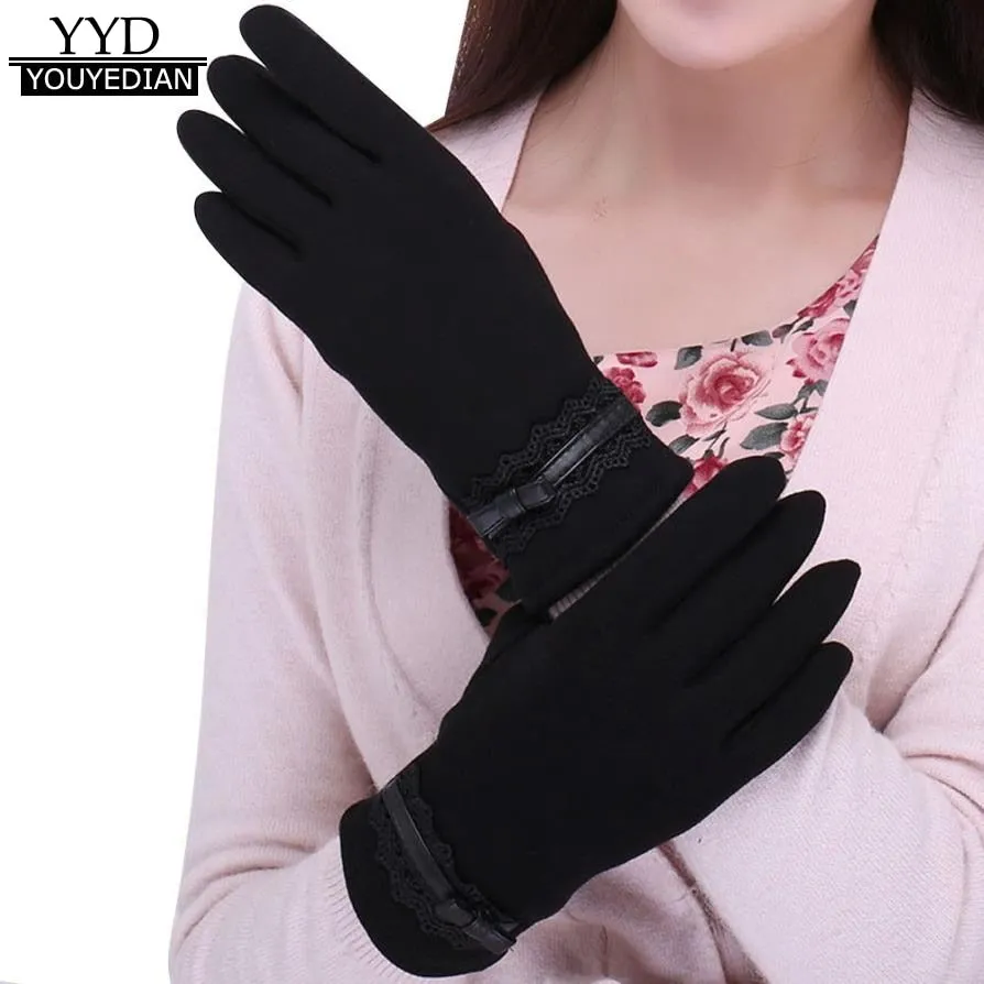 Winter Spring 2020 Gloves Solid Lace