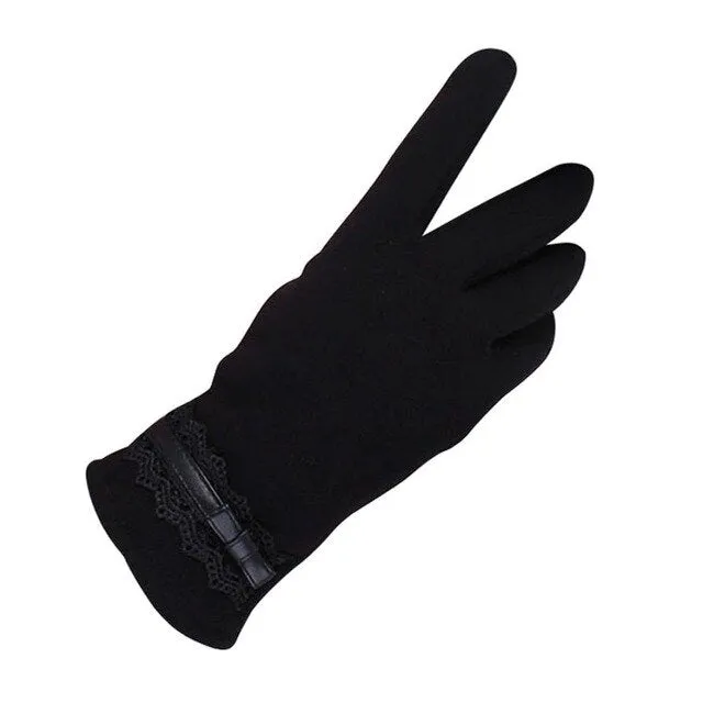Winter Spring 2020 Gloves Solid Lace