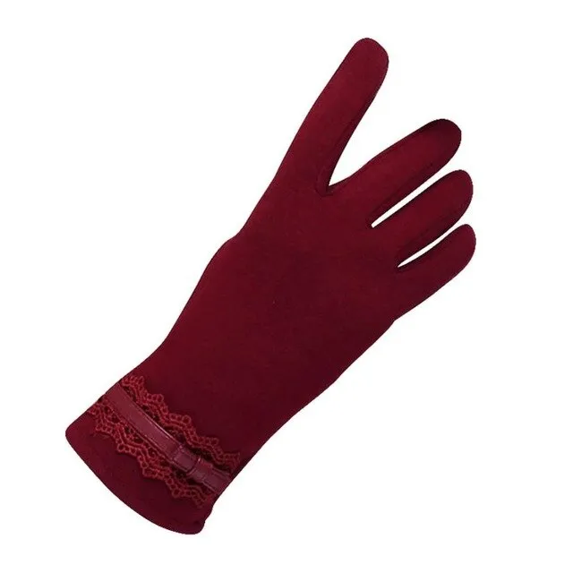 Winter Spring 2020 Gloves Solid Lace