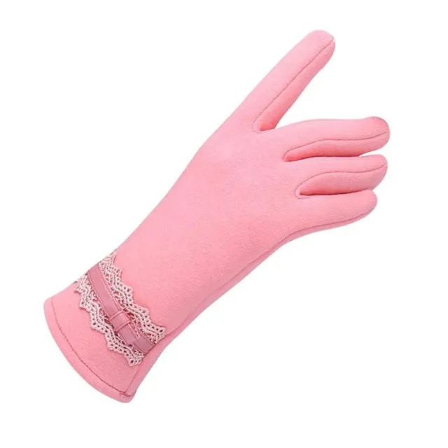 Winter Spring 2020 Gloves Solid Lace